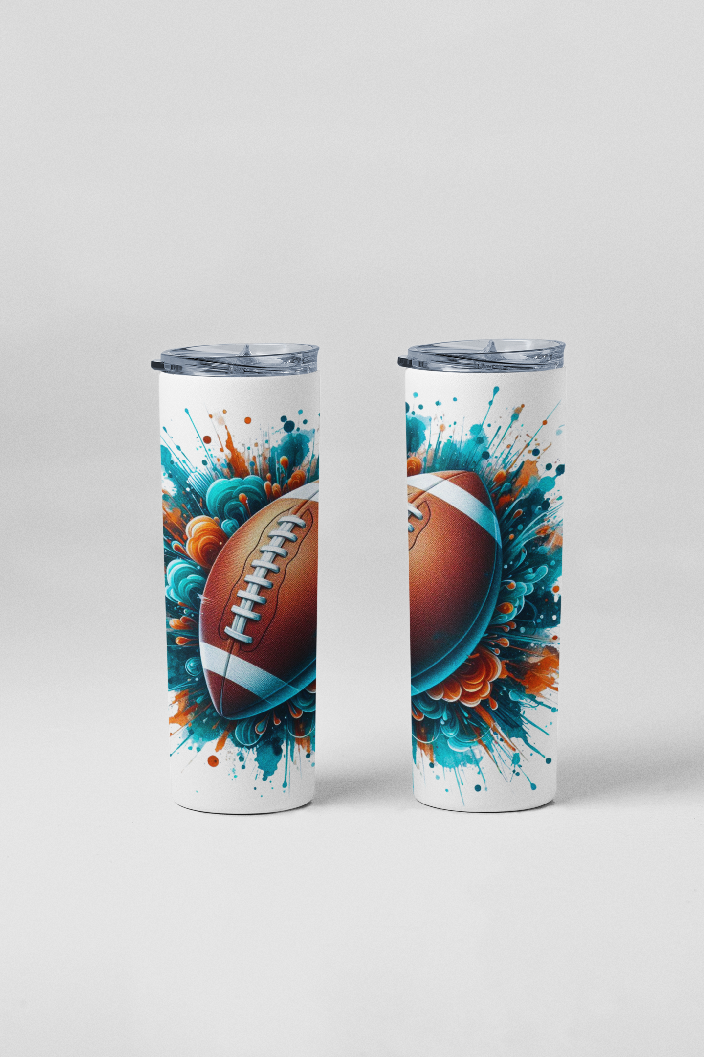 Orange-Blue Game Day Tumbler
