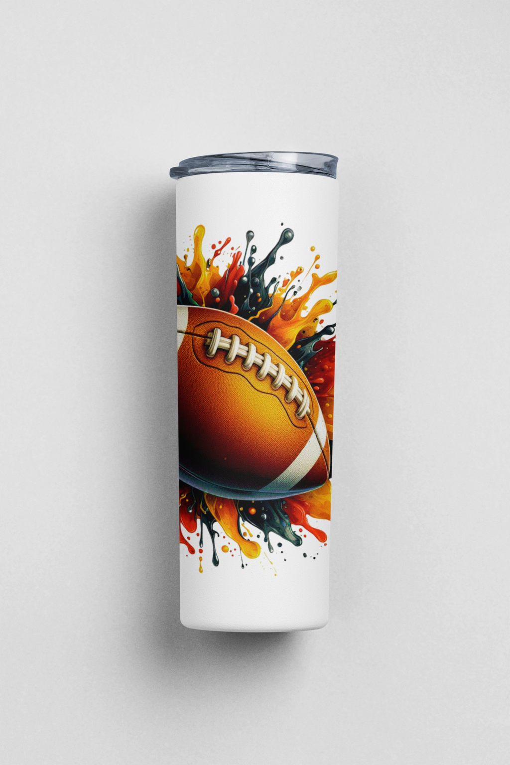 Game Day Splash Tumbler – Black-Red-Gold Edition